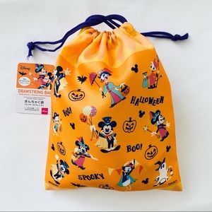 Disney Halloween Orange Drawstring Bag